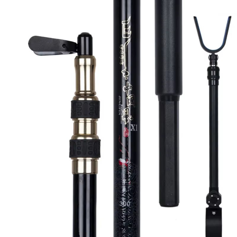 Soporte de caña de carbono multi-caña – Resistente y ligero para pesca - imagen 3
