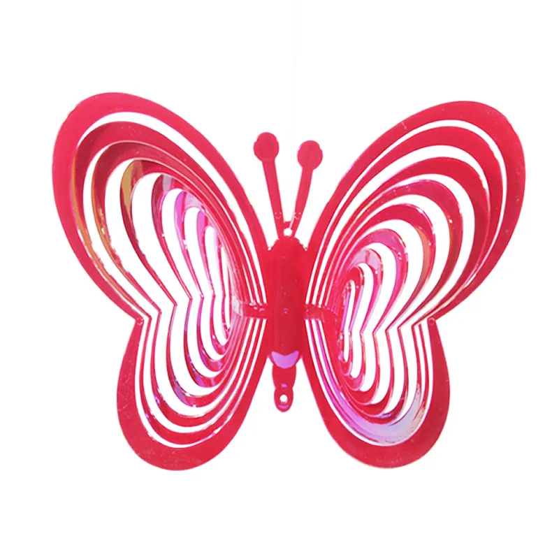 Ángulo alternativo de la mariposa decorativa giratoria