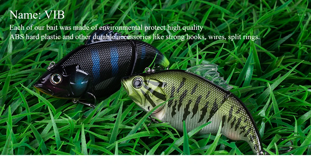 Señuelo Hanlin VIB Crankbait vista frontal
