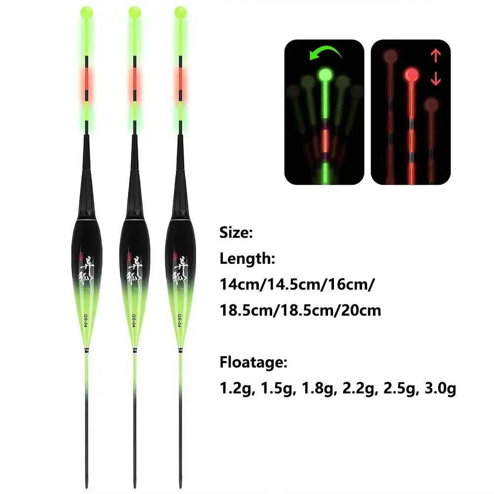 Flotador de pesca electrónico LED luminoso