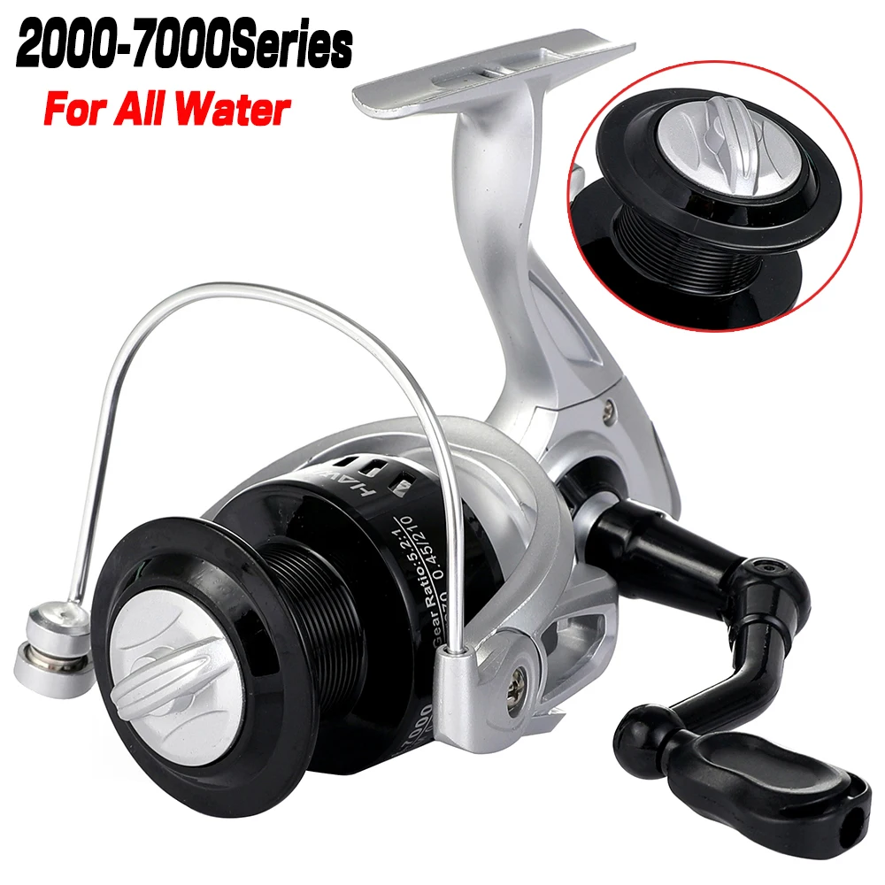 GHOTDA Carrete Jigging de pesca - arrastre alto, mango plegable - imagen 5