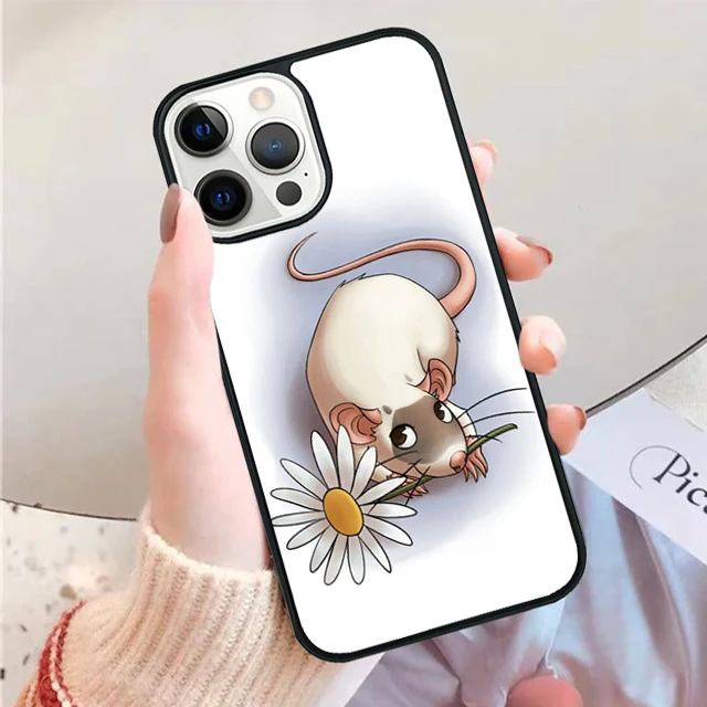 Funda frontal del diseño The Peeking Rat