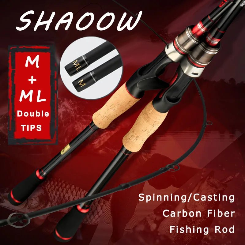 Goture Shadow M+ML - Caña de pesca spinning fibra carbono versátil - imagen 2