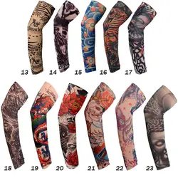 Mangas deportivas UV con protección solar floral para correr