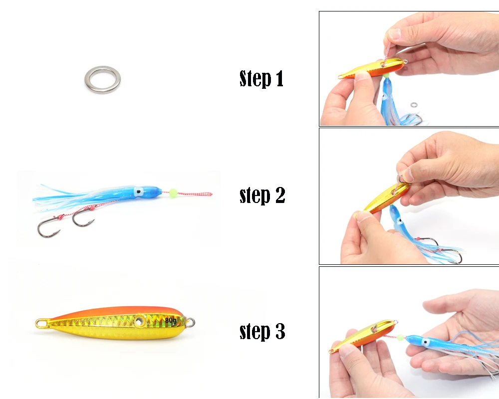 Plantilla de calamar y forma para jigging