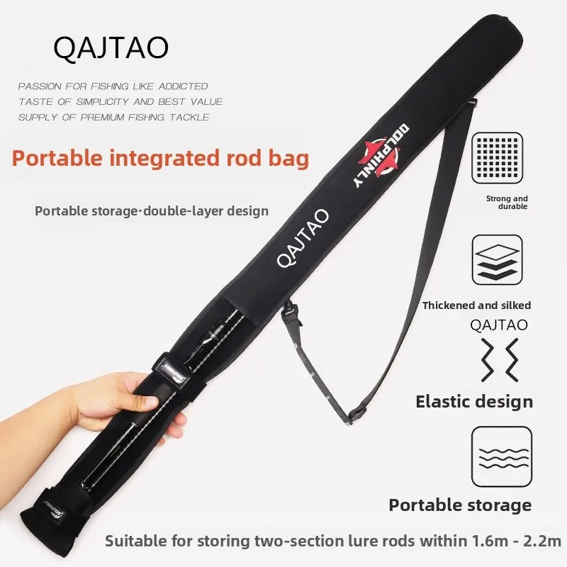 Funda para cañas QAJTAO Luya con correa doble capa y hombro - imagen 2