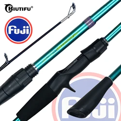 Caña de pesca ultraligera BIUTIFU Mini carbono guías Fuji