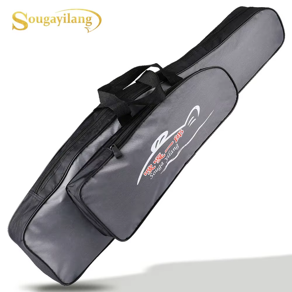 Sougayilang Bolsa de pesca – Gran capacidad para cañas y aparejos