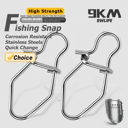 Clip de presión para crankbait: conector de acero inoxidable
