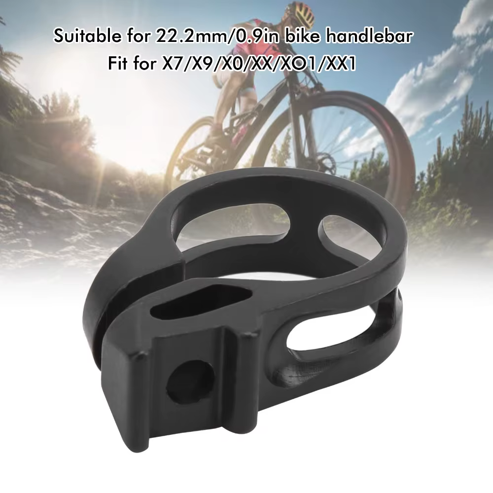 Abrazadera Palanca Cambio Bicicleta 22.2mm – Aleación de Aluminio con Tornillos - imagen 4
