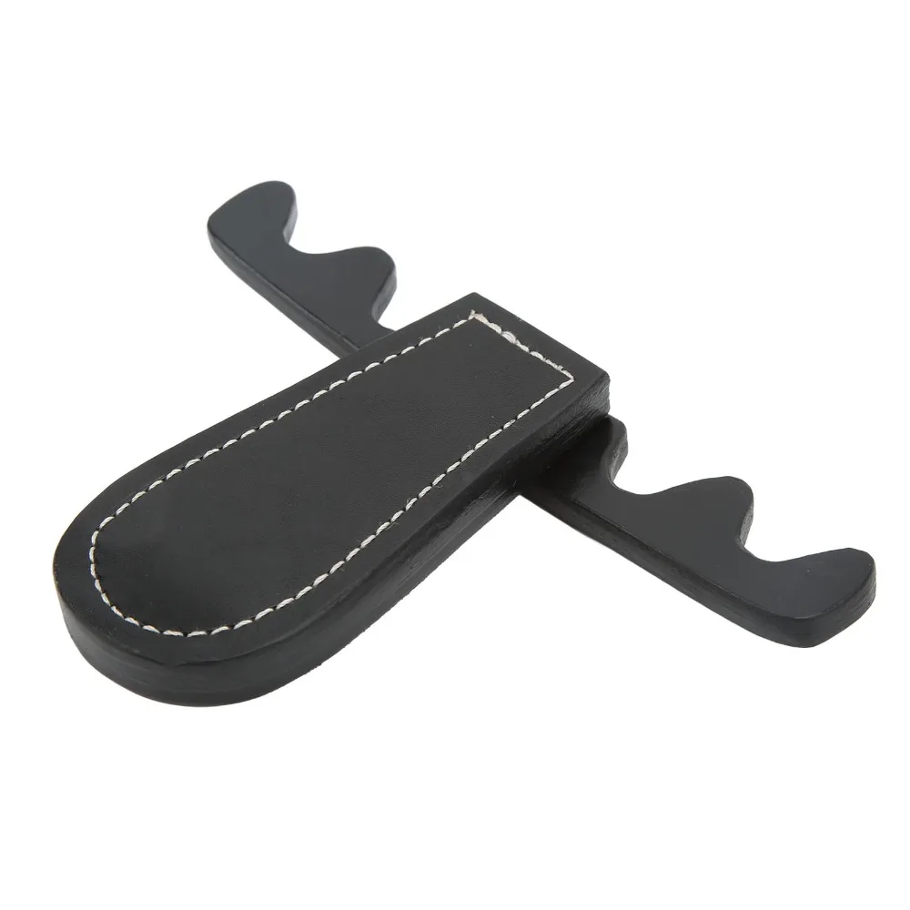 Soporte portátil para tacos de billar plegable con cuero - imagen 5