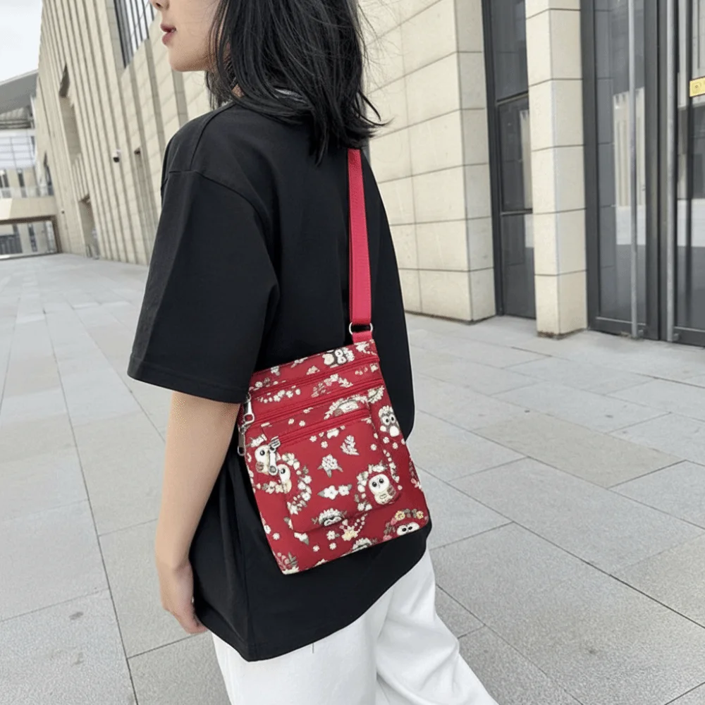 Bolso cruzado de tela Oxford gran capacidad para teléfono y cartera - imagen 2