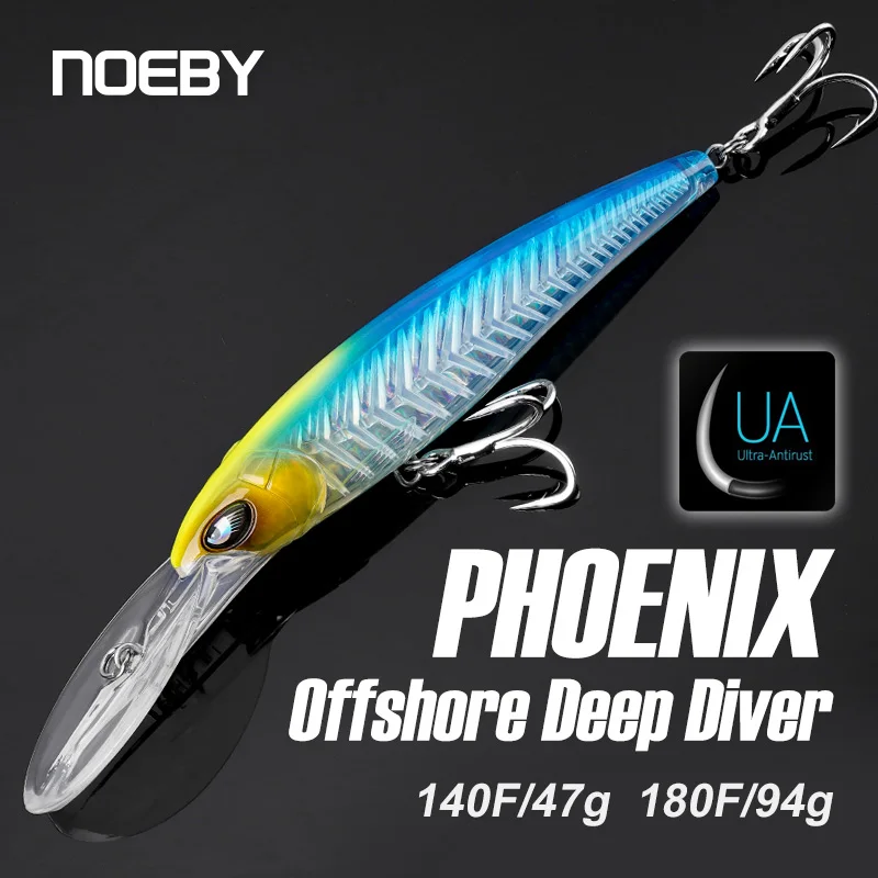 Señuelo Noeby Trolling Minnow – Flotante para pesca profunda
