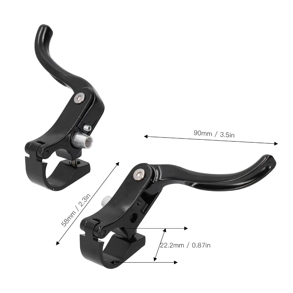 Manijas de freno ergonómicas