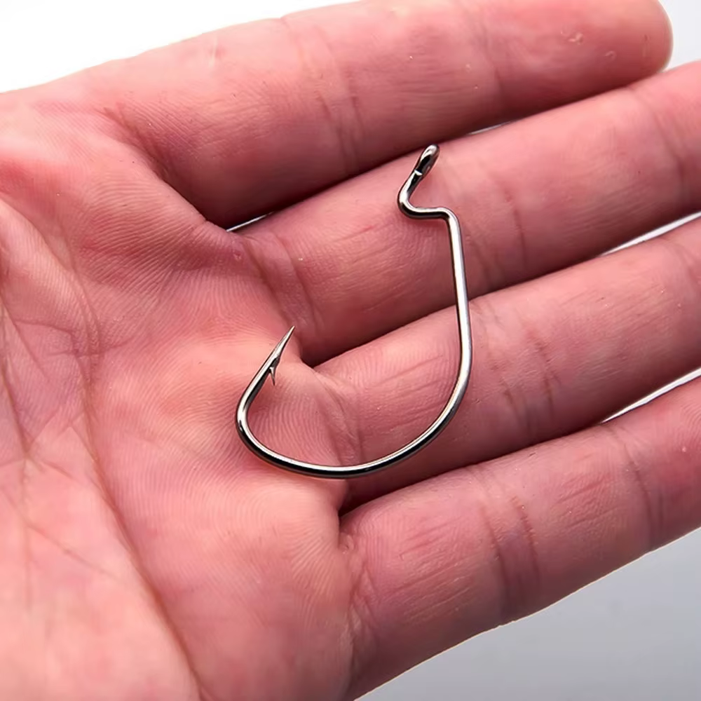 Anzuelos para carpa FAT358 con púas manivela en acero inoxidable - imagen 5