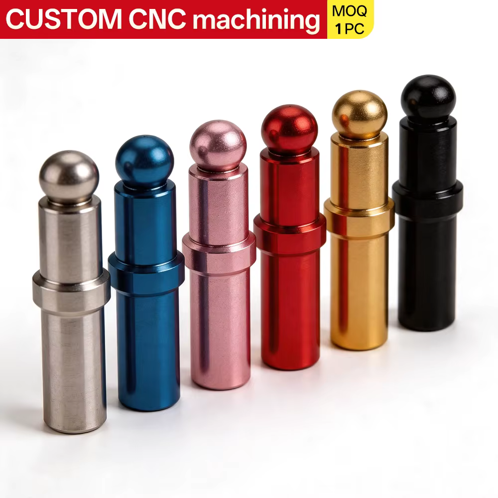 Señuelo de pesca CNC de aluminio anodizado y acero inoxidable - imagen 5