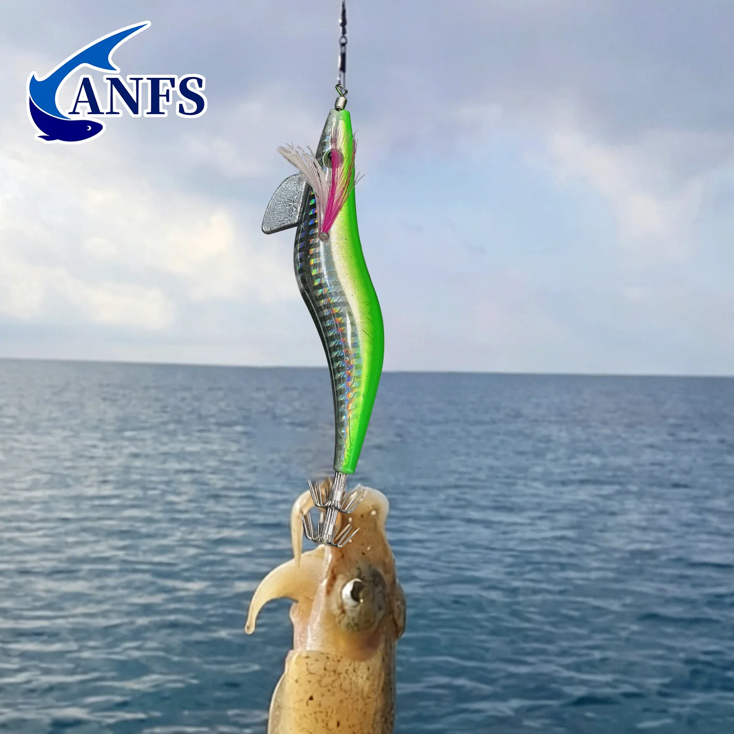 ANFS Jigs para calamar y pulpo – señuelo duro agua salada - imagen 5