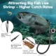 Anzuelos para camarones vivos FishTrip con barbas desviadas saladas - imagen 3