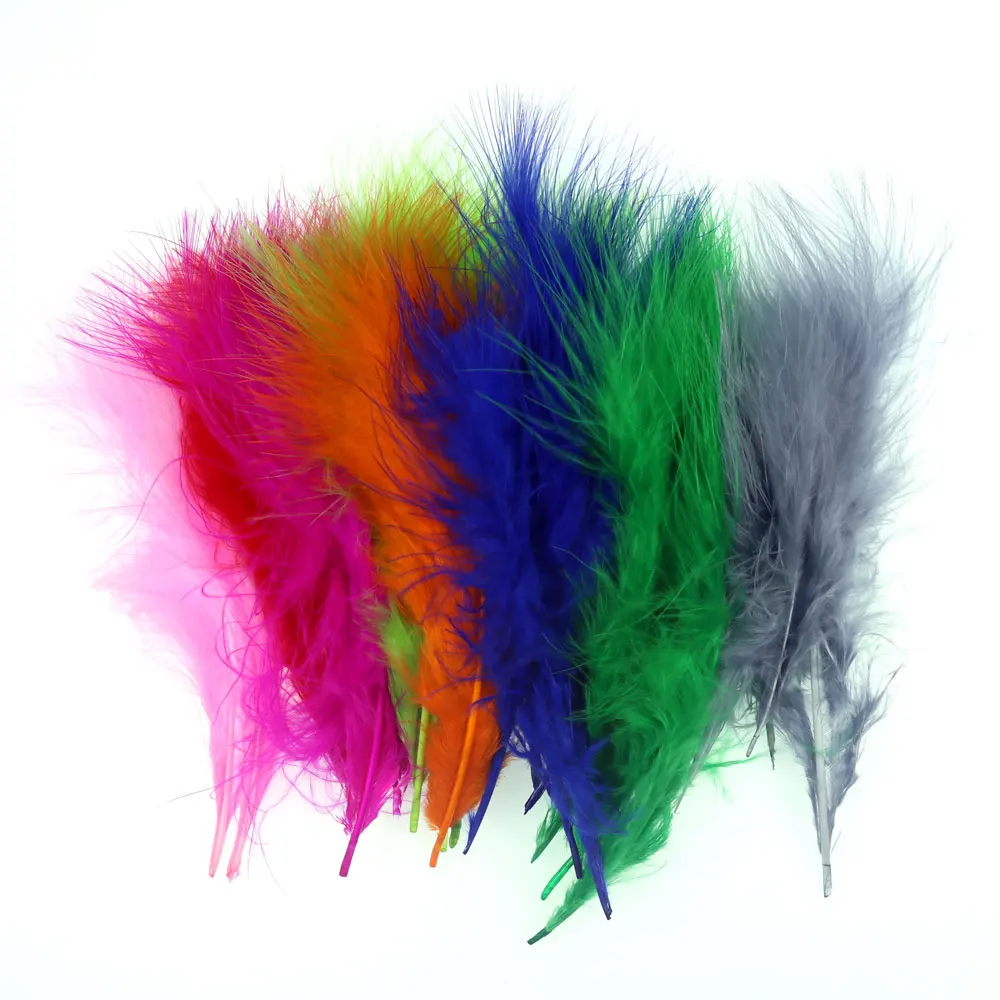 Streamer de marabú Vtwins para pesca en agua salada – pluma natural