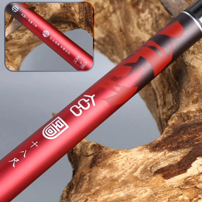Caña telescópica ultraligera carbono para pesca de carpas grandes - imagen 5