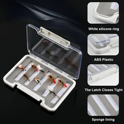 Goture Caja Portátil Impermeable para Señuelos de Mosca y Trucha