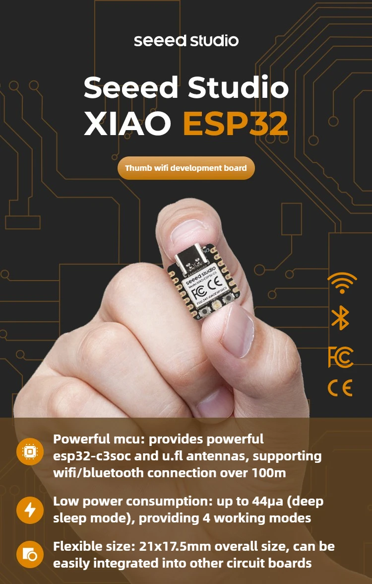 Placa XIAO ESP32-C6 en formato mini