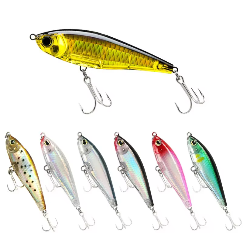 Señuelo de pesca artificial tipo lápiz 7cm 7.8g vista frontal