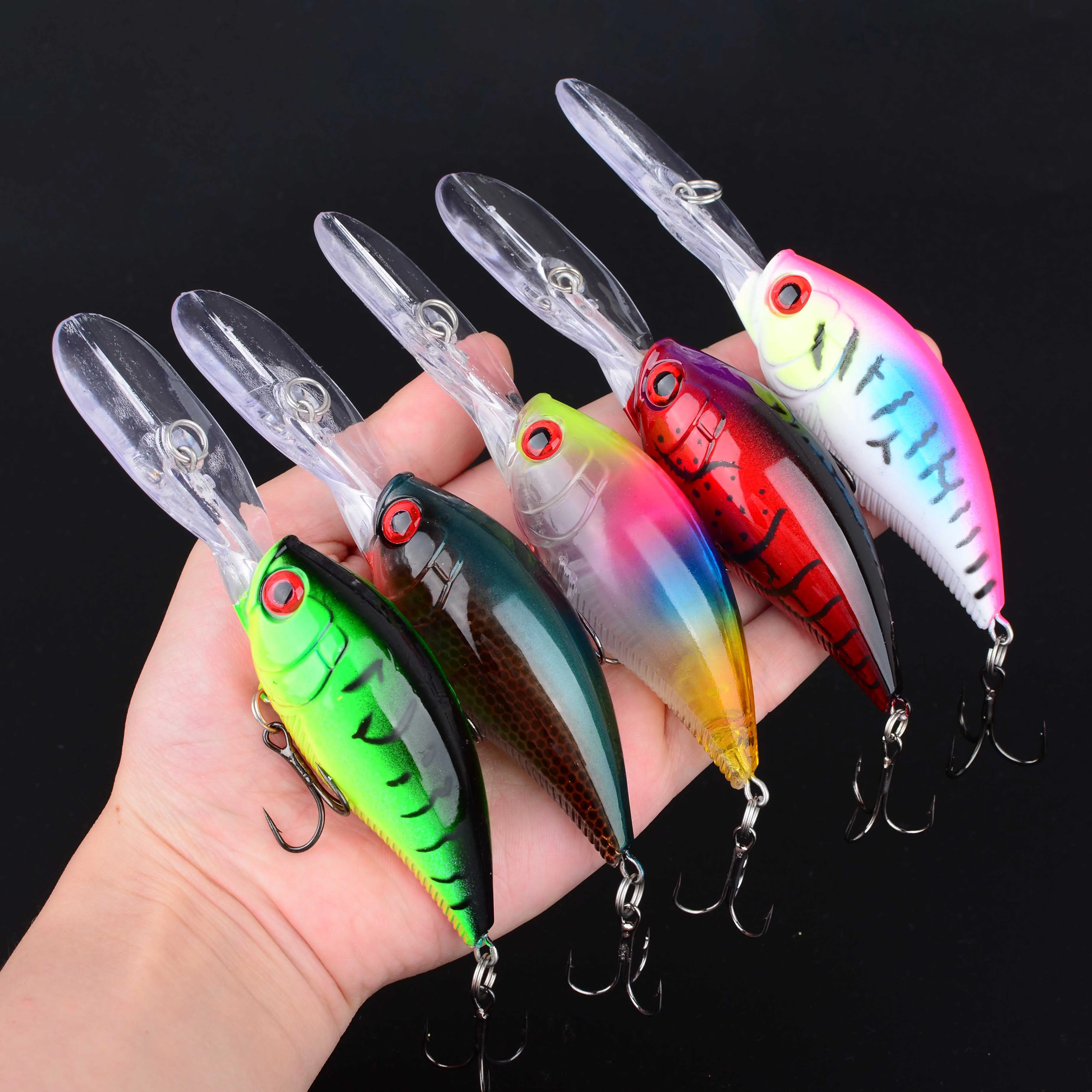 Crankbait wobbler duro para lucio y carpa, cebo artificial robusto - imagen 3