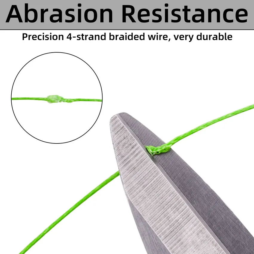 Línea de pesca trenzada multifilamento resistente para spinning - imagen 5