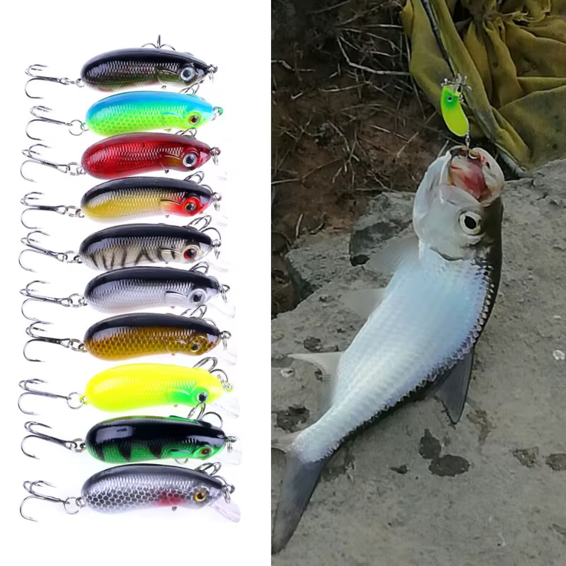 Señuelos de pececillo flotantes Loyal – Plástico biónico para pesca - imagen 3