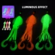 ZYZHE señuelo blando doble anzuelo para mar calamar luminiscente - imagen 4