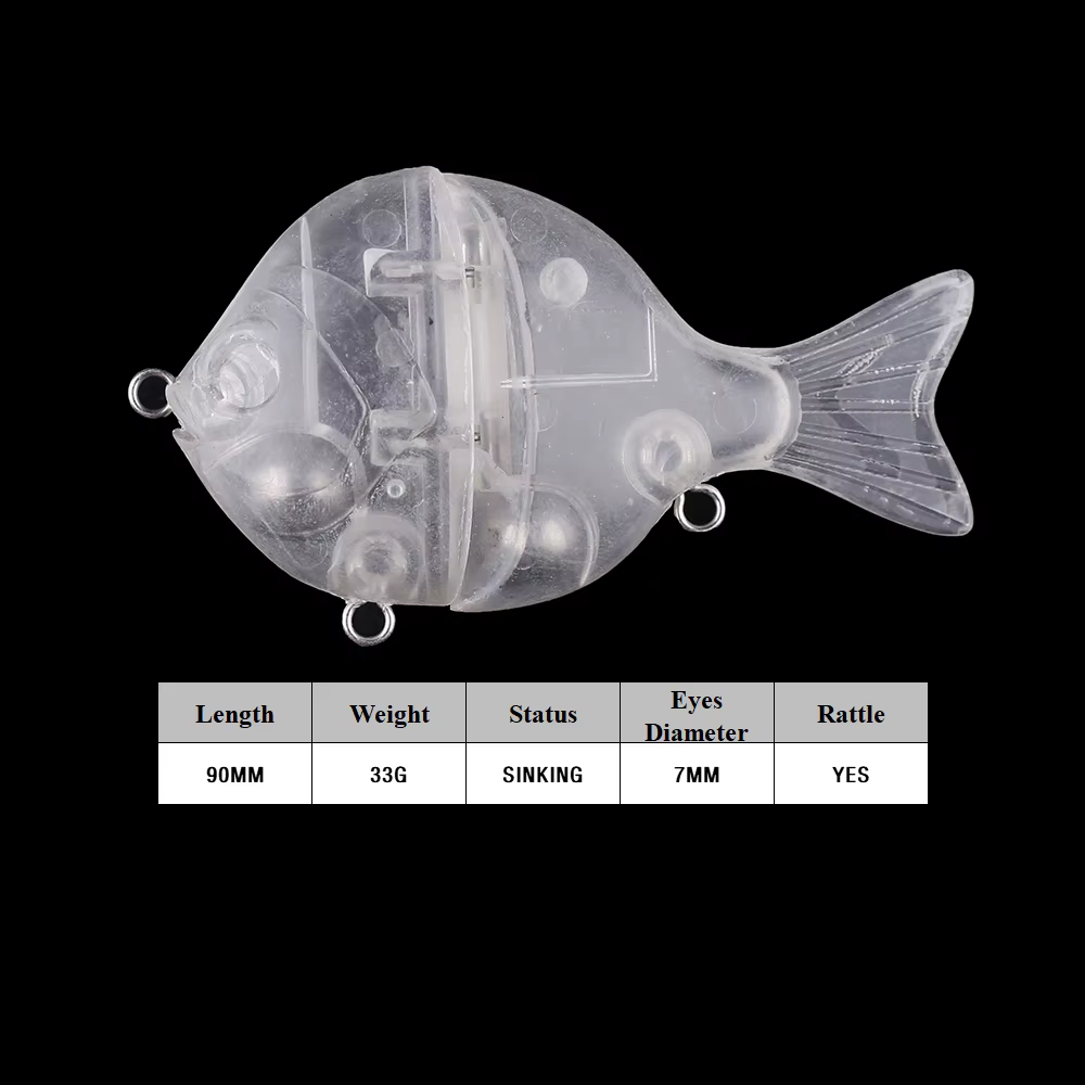 Swimbait Chan's Huang Glide – 9cm 33g Sonajero hundimiento Bluegill - imagen 3