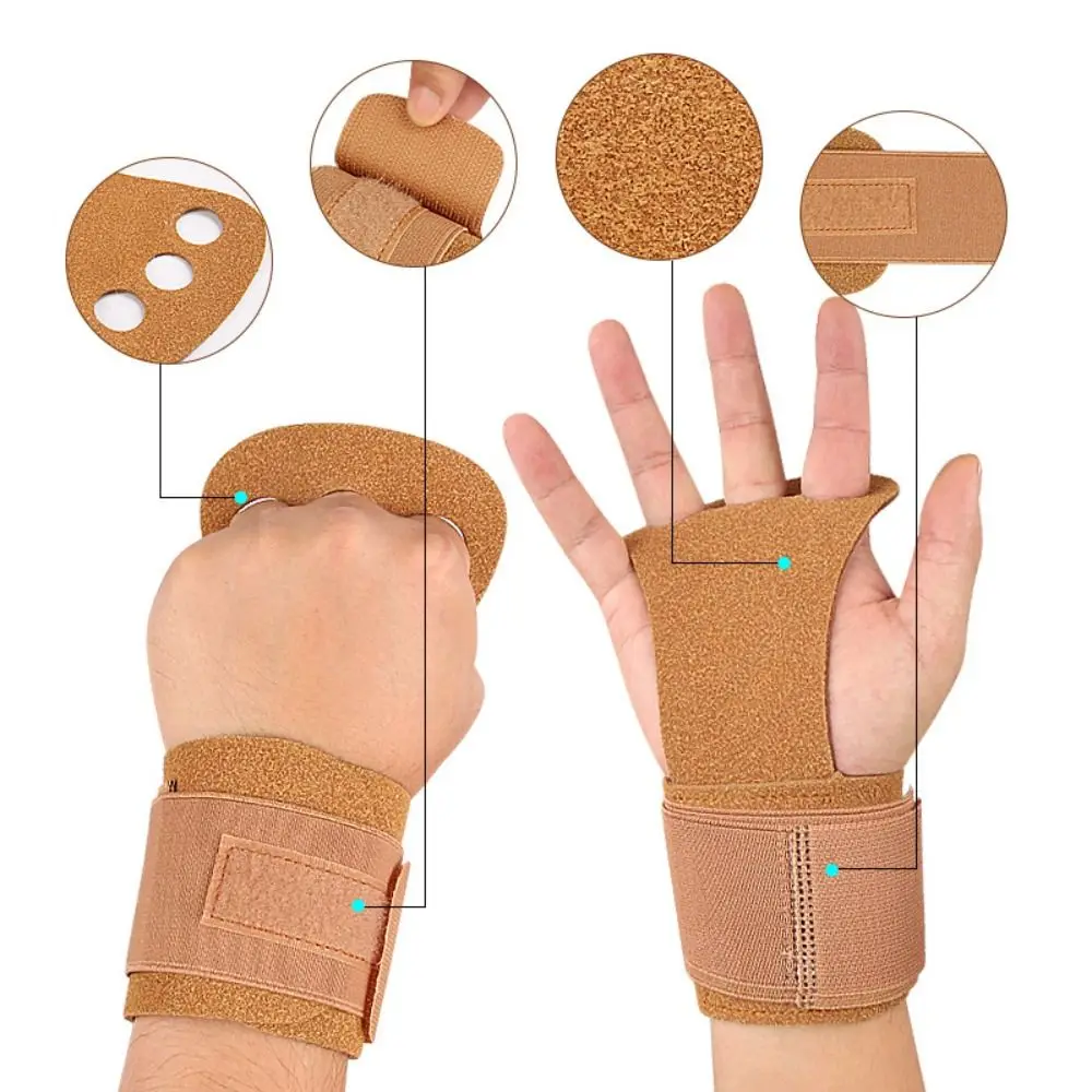 Muñequeras de protección antideslizantes para entrenamiento y pesas - imagen 2