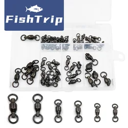 Esmerillones rodamiento bolas FishTrip – acero inoxidable niquelado