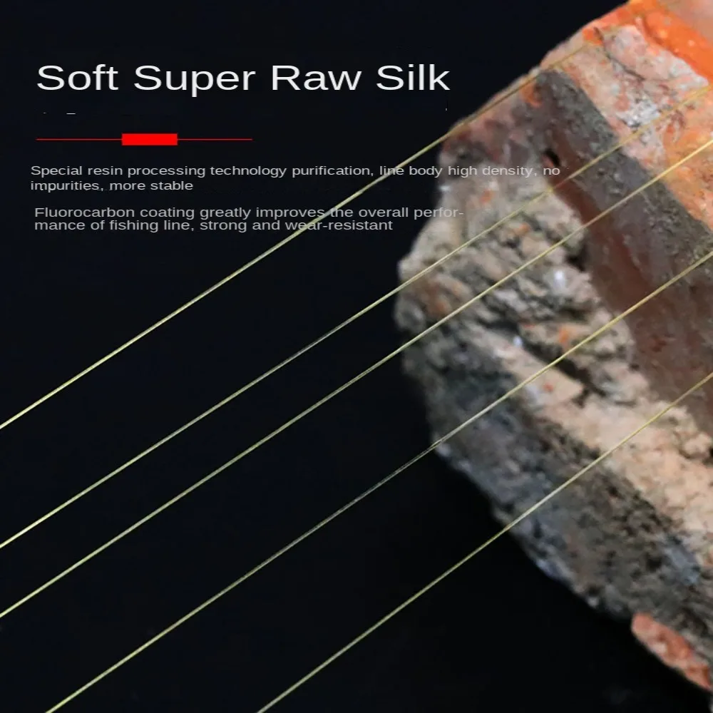 Línea monofilamento invisible con fluorocarbono hundimiento rápido - imagen 5