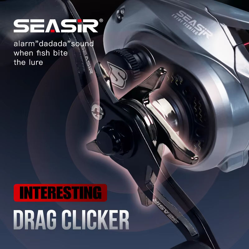 Carrete Baitcasting SEASIR M800 – Freno magnético, 8KG - imagen 5