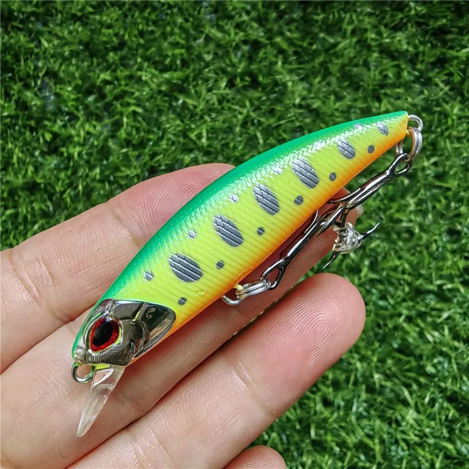SWOLFY 60S señuelo de pesca río hundido cebo duro para pececillos - imagen 5
