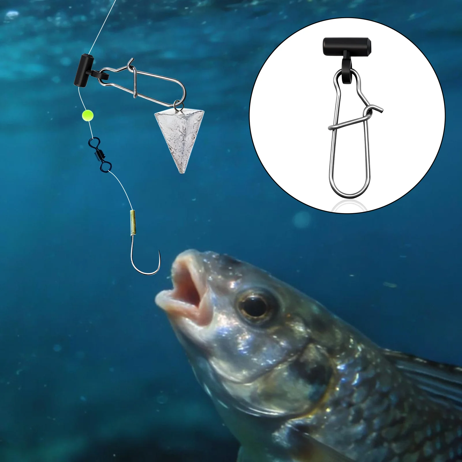 FishTrip Duo Lock: conectores para plomos deslizantes - imagen 3