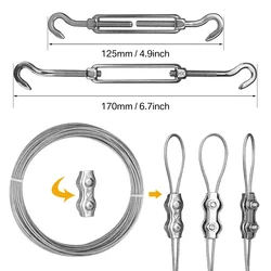 Cable de acero inoxidable antioxidante para pesca y toldos
