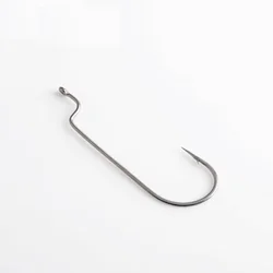 Anzuelos Offset NGB de acero al carbono para pesca con vinilo