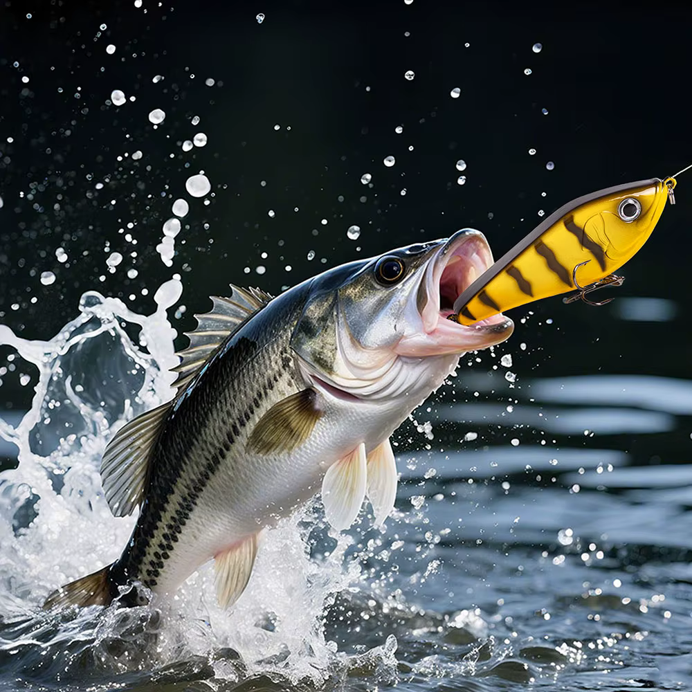 Glide Jerkbait Hanlin – Señuelo hundimiento lento para lucio y lubina - imagen 5