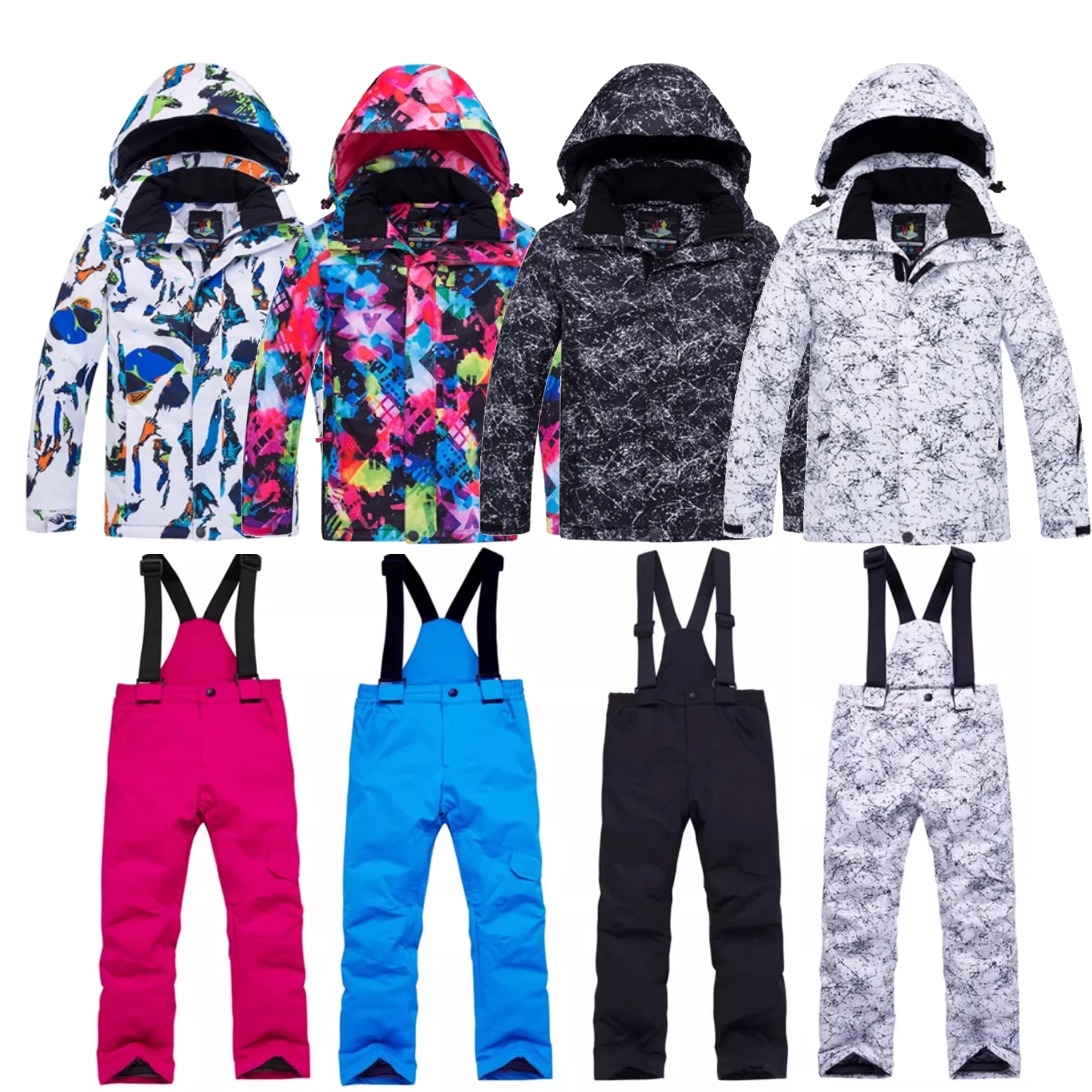 Traje de nieve impermeable para niños: chaqueta y pantalón - imagen 5