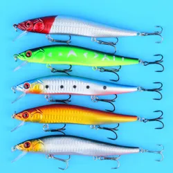 Jerkbait minnow duro flotante para lubina y pike con acción