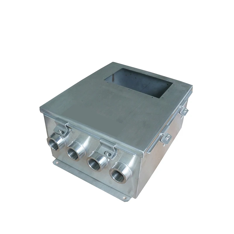 Caja electrónica estanca de aluminio mecanizada CNC con corte láser - imagen 3