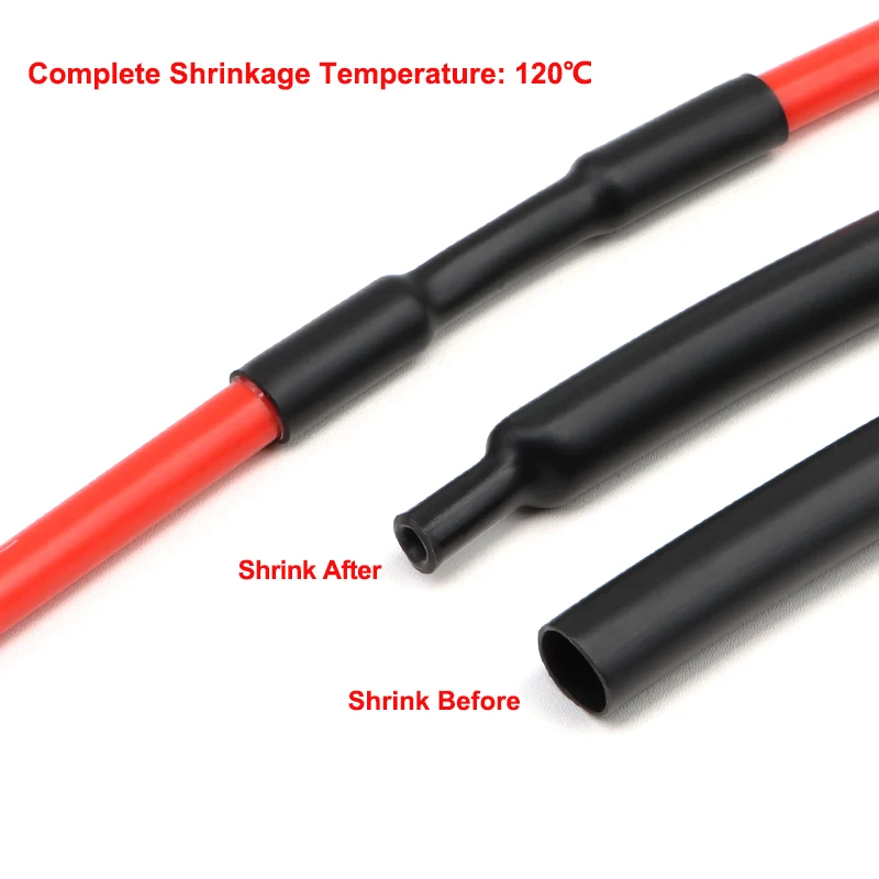Tubo termocontraíble 3:1 para sellar conexiones