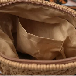 Bolso bandolera retro rectangular con borlas para pesca al aire libre