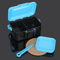 Caja aislante para lombrices y gusanos rojos de pesca