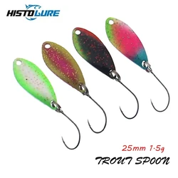 Lures Cuchara de pesca ultraligera eficaz para trucha – colores UV