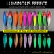 ShareShark Señuelo de calamar de madera luminoso con anzuelo - imagen 5