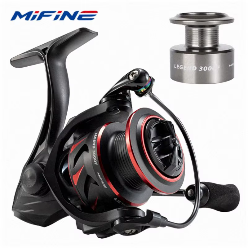 MIFINE LEGEND Carrete 2000-4000, 6+1BB, Relación 5.2:1, Arrastre 12kg - imagen 3
